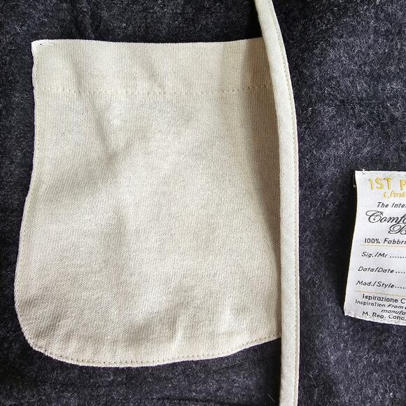 1st PAT-RN Comfort Knit Blazer Wool Gray Size S‎ - Picture 10 of 14